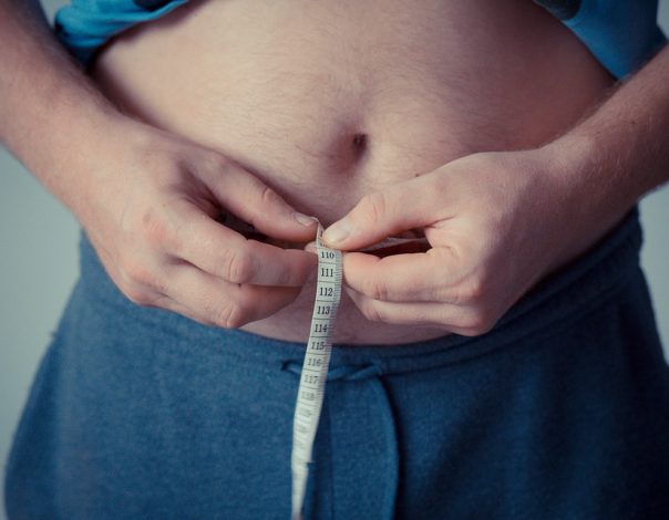 tape measure around stomach